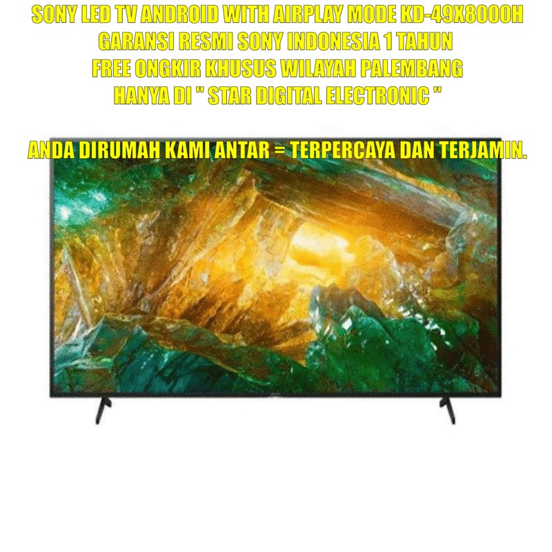 SONY LED TV 4K ANDROID TV KD-55X8000H