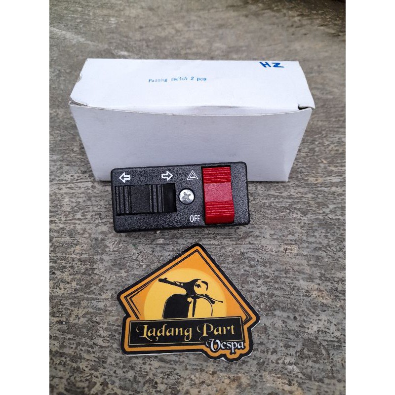 saklar sen hazard vespa px exclusive excel spartan