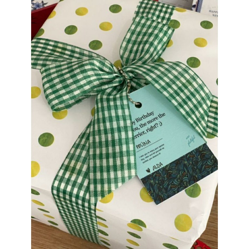 

Terlaris ✨ - Customize Wrapping (Gift Paper + Template Greeting Card) by Plateful Co3.1.23