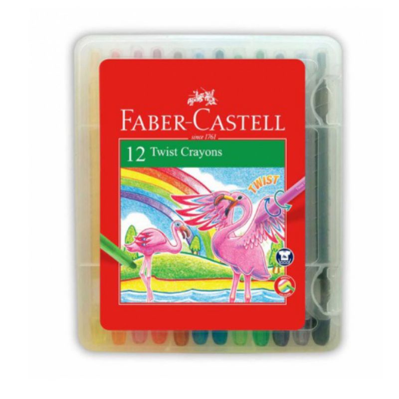 

Crayon Twist Faber Castell ( 12 warna ) - Krayon Putar