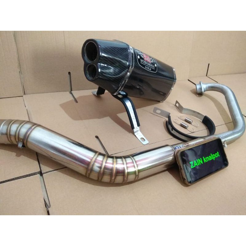 knalpot racing yoshimura r77 knalpot GSX knalpot megapro knalpot verza knalpot tiger byson scorpio
