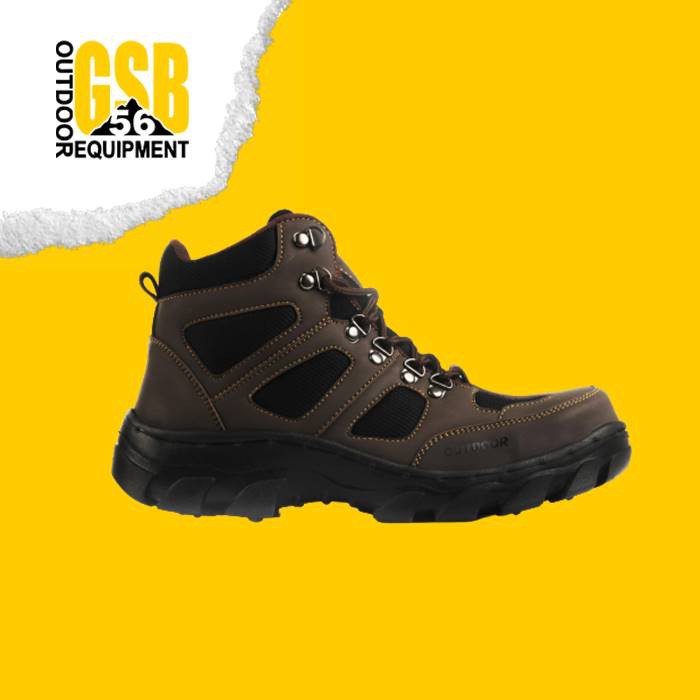 Sepatu Safety Boots Pria GSB-56 Saurus / Sepatu Outdoor / Sepatu Hiking / Sepatu Safety / Casual