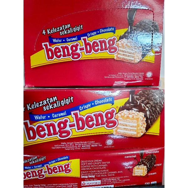 Beng-beng Share It 285gr (isi 30pcs)  / Beng-beng Wafer 425 gr ( 25gr x 17 pcs ) / Beng-beng Maxx 32gr x 12pcs