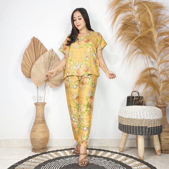 Babydoll Bali/Daster Bali-SET MAWAR MUSTAD