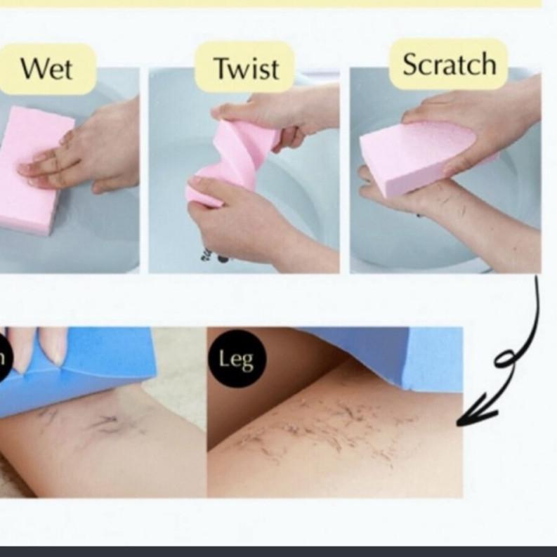 Di⚡kon !! Sponge Spon Pembersih Badan Angkat Daki Mandi Bayi Anak Perontok Bolot - Baby Shower Bath 