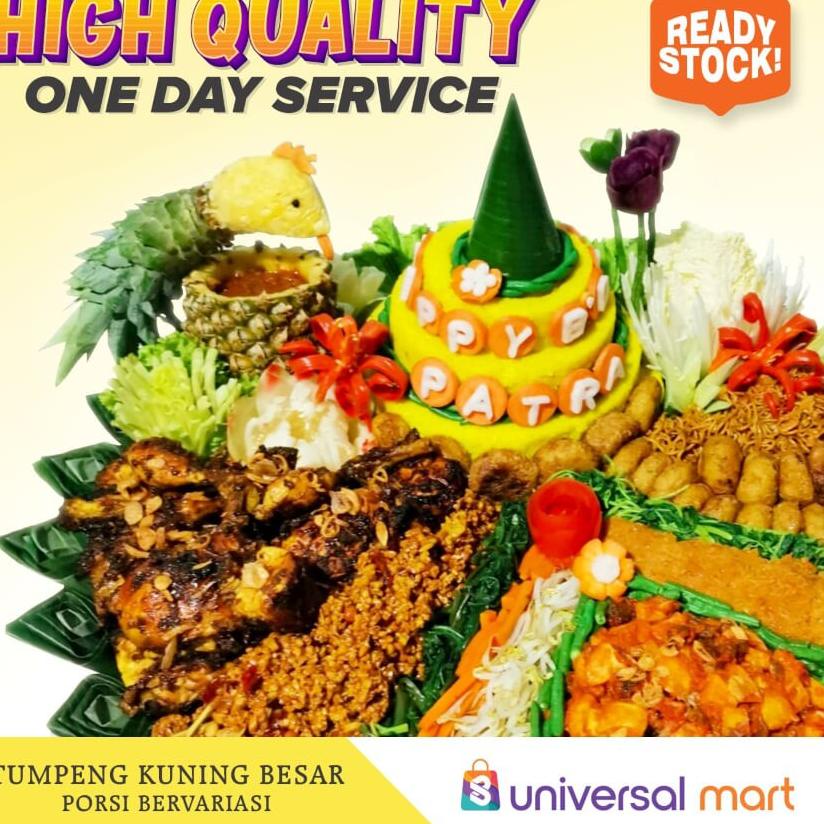 

7.7 Year Sale Nasi Tumpeng Kuning Ukuran Besar Porsi Bervariasi #