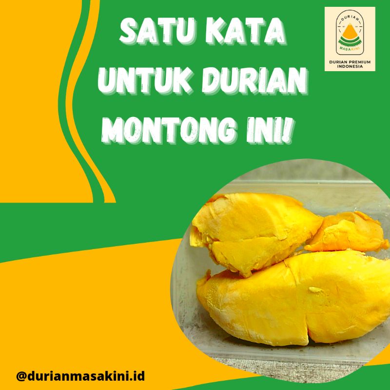 

DURIAN MASAKINI - DURIAN MONTONG SUPER PREMIUM 500GR