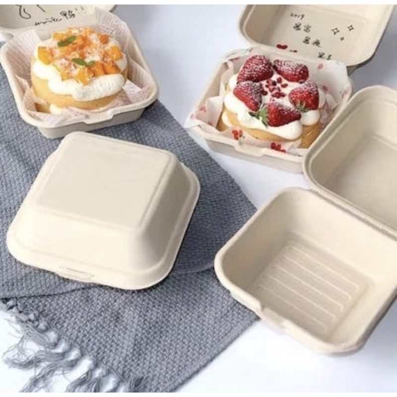 KOREAN BENTO CAKE BOX, BURGER, LUNCH BOX MINI (Tidak menjual kue)