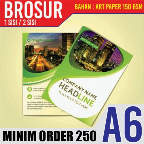 

PROMO CETAK BROSUR ART PAPER 150 UKURAN A6 (1/6 A4)