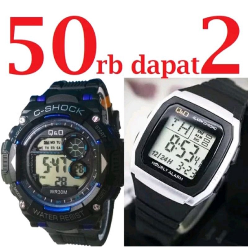 Jam tangan pria 50ribu dapat 2