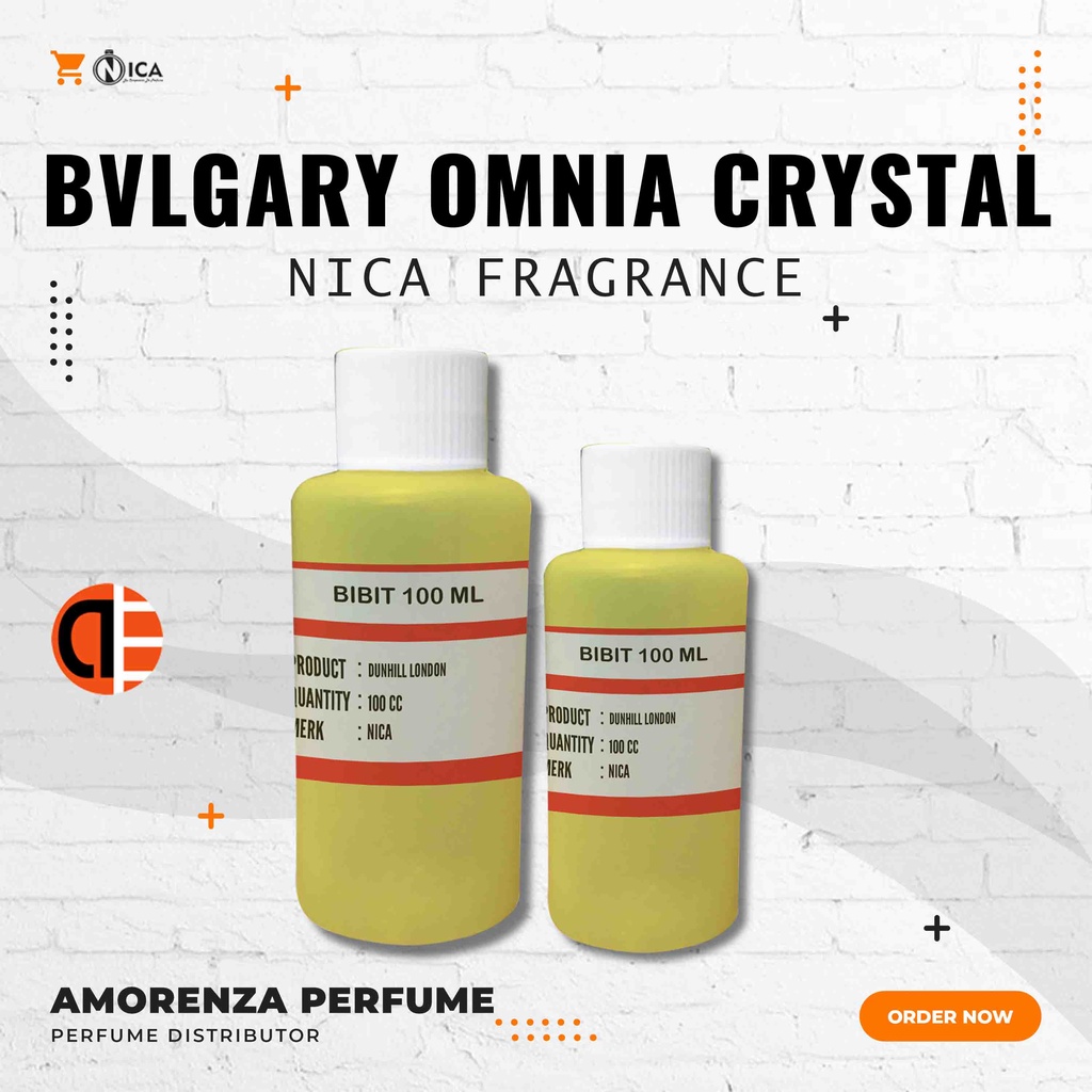 Bibit Parfum Murni BULGARY 0MNIA CRYSTAL - CRYSTAL Nica Fragrance Segel Pabrik