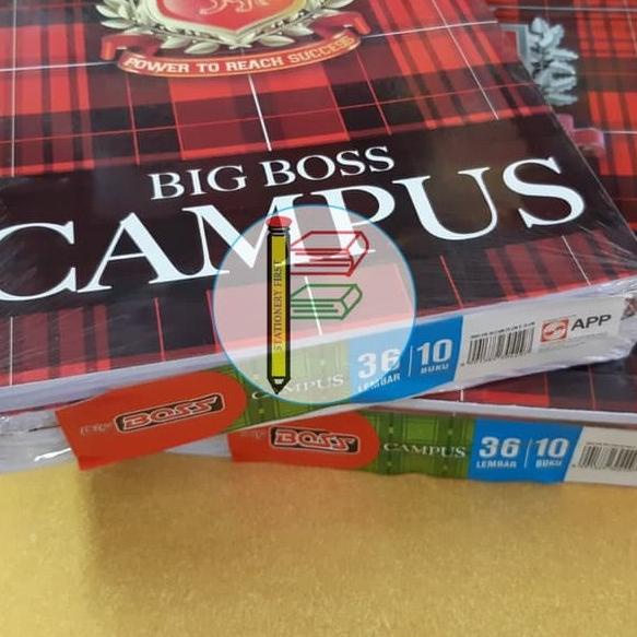 

Murah Belanja Buku Tulis Big Boss Campus M 36 Lembar per Pack isi 10 Buku