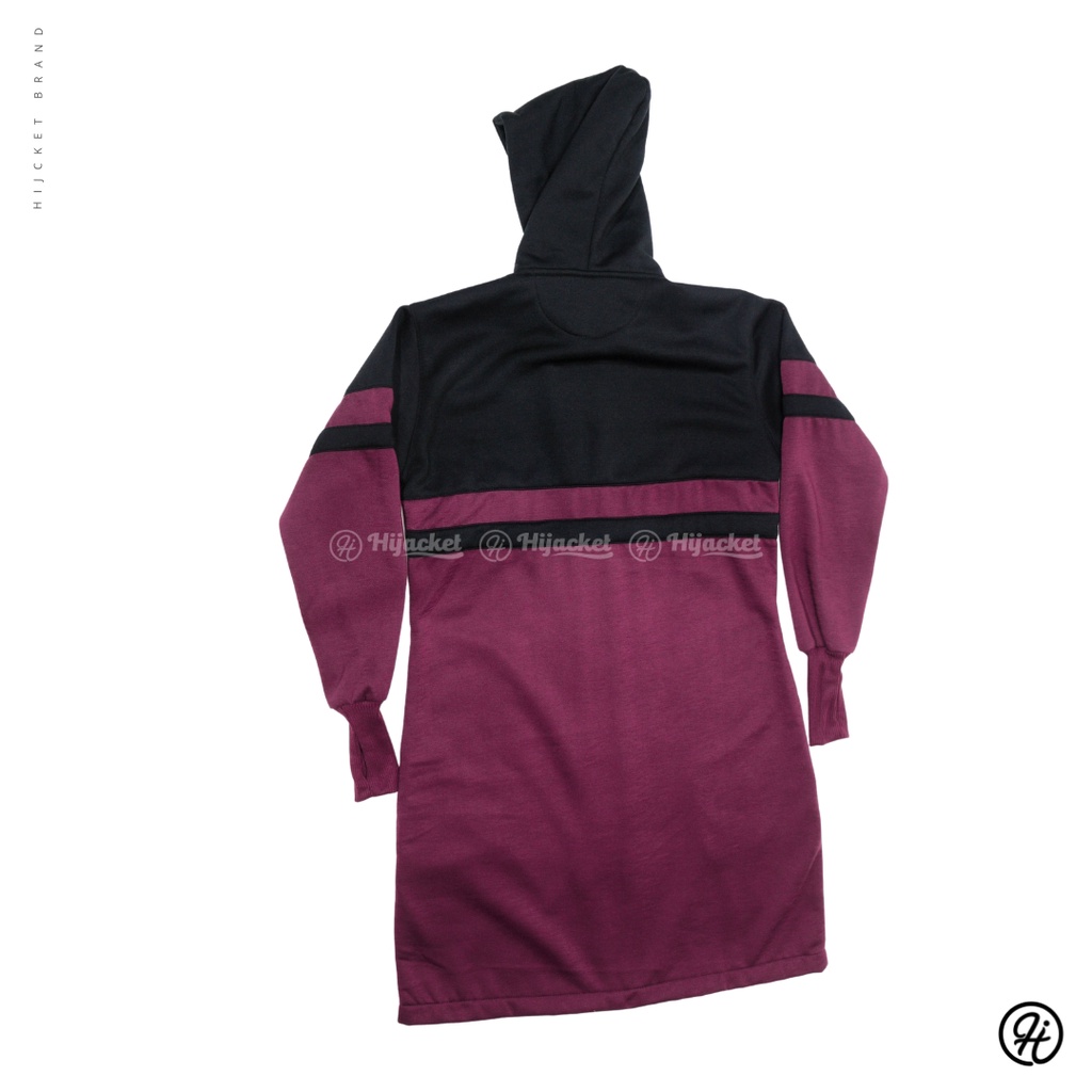 Hijacket® Mallika Purple Oringal Guaranteed Jaket Muslimah HIjaber Free Goodiebag Bisa COD-2