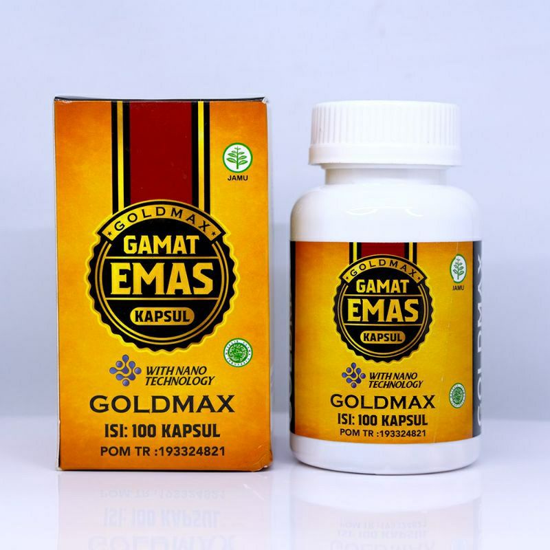 GOLDMAX GAMAT EMAS KAPSUL 100% ASLI