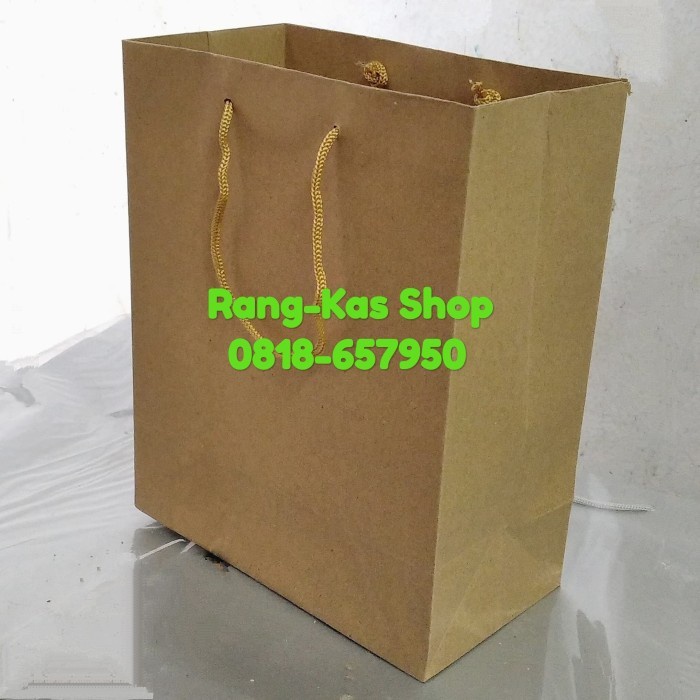 

BISA BAYAR DITEMPAT Paper bag Buku samson polos doff 20x30 TERLARIS