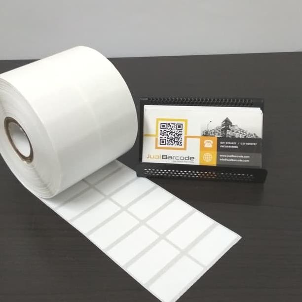 

Terbaru - Label Bare 33 x 15 mm - 33x15 mm - 33x15mm - 2 Line - Kertas Sticker Label Semicoated Isi 5000