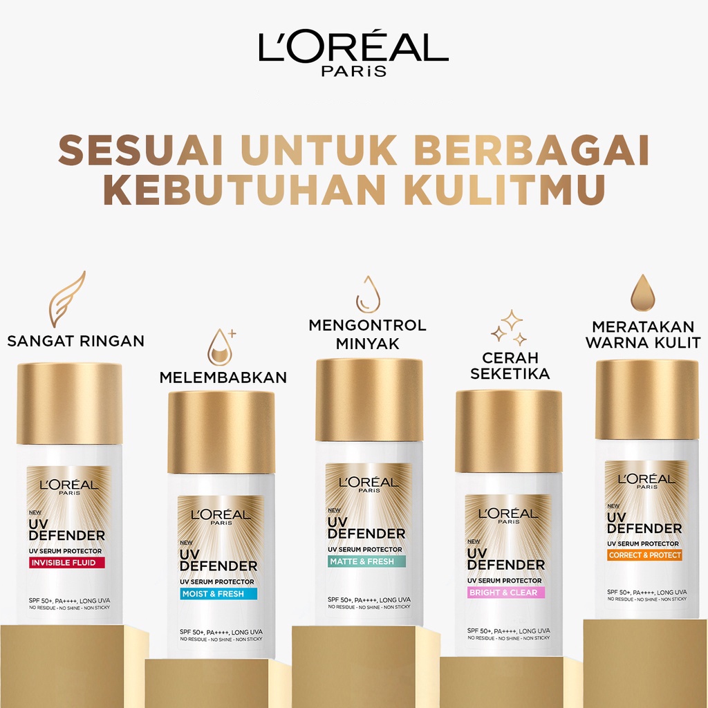 LOREAL UV Defender UV Serum Protector SPF 50 PA++++