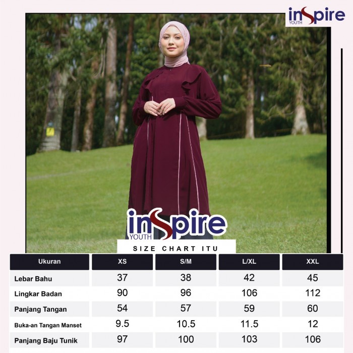 Tunik ITU 066 / Fashion Muslim Terbaru 2022 / Tunik