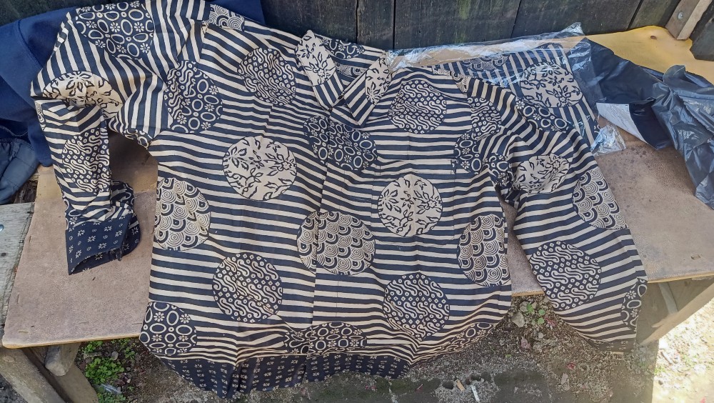 Batik Set [kemeja +rok ] Shofia Set