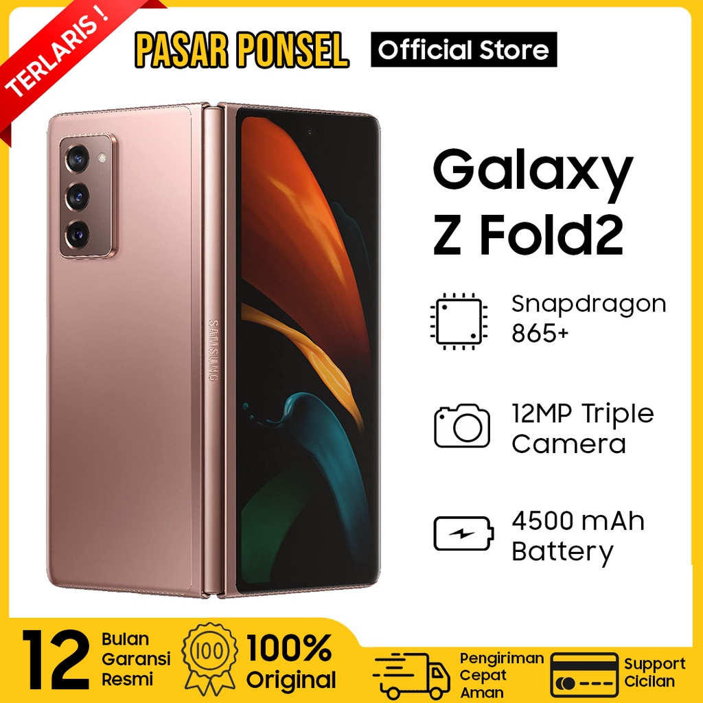 SAMSUNG GALAXY Z FOLD 2 12/256GB GARANSI RESMI SEIN TERMURAH