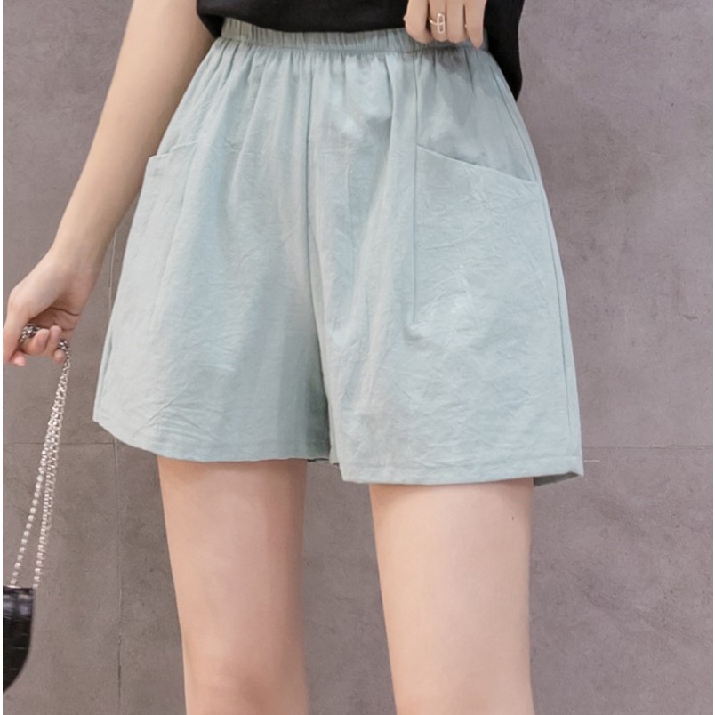 [UNI 006] HOT PANTS POLOS | CELANA PENDEK WANITA | CELANA HIGH WAIST | SHORT PANTS WANITA | CELANA SANTAI