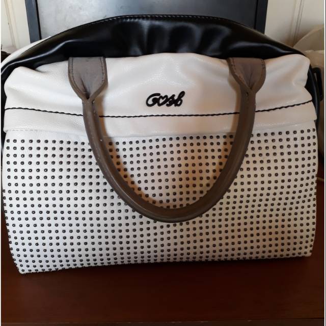 Gosh Bag Black White