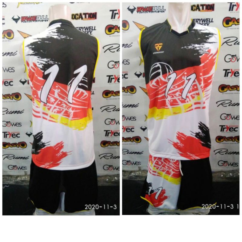 Baju on sale volly mizuno