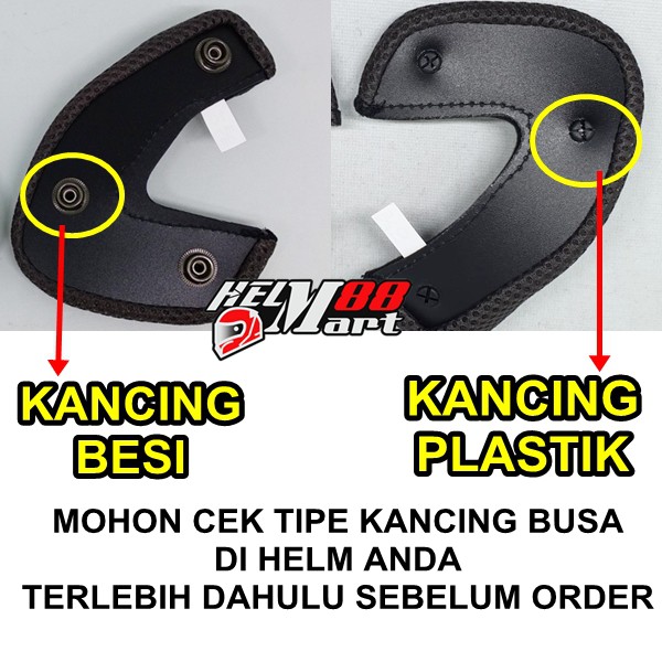 Busa pipi Zeus 610 triangle ZS610 cheekpad ZS-610 cheek pad zeus busa zeus
