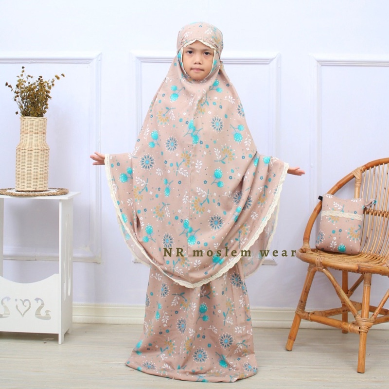 MUKENA ANAK MOTIF , MUKENA ANAK LUCU , MUKENA ANAK KARAKTER , MUKENA TRAVEL kode MA-12