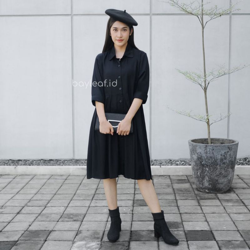 Bayleaf.id Lulu Tunik Balck L