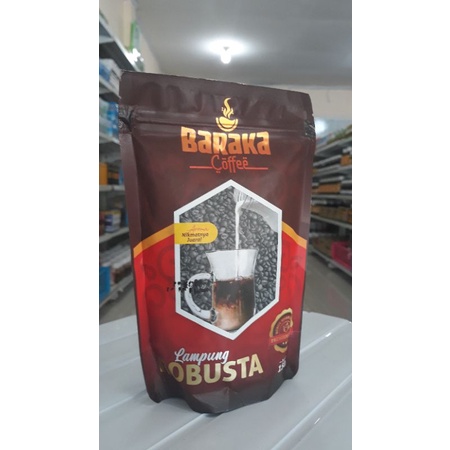 

Kopi lampung Robusta Baraka coffe 150 gr