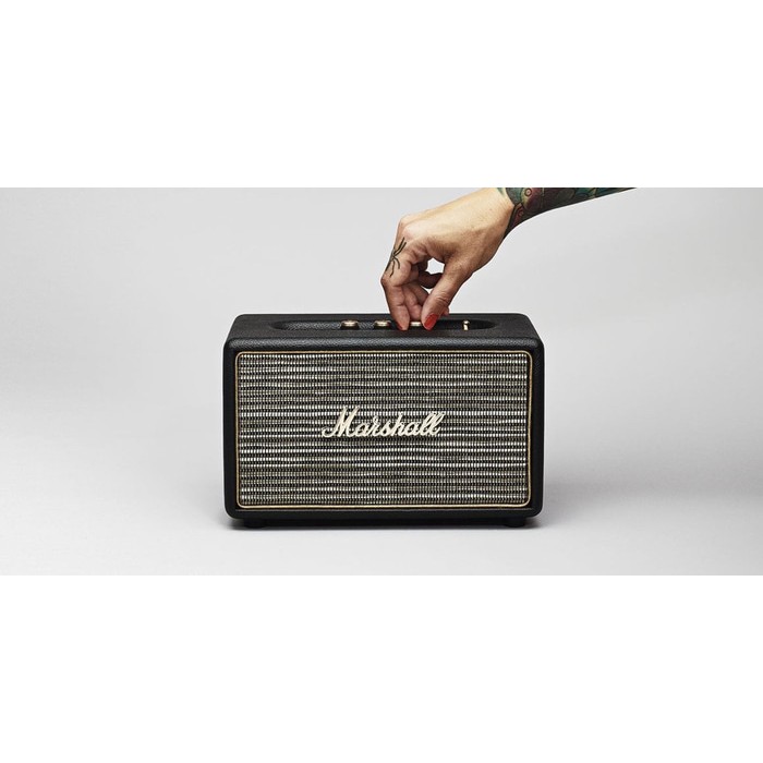 ORIGINAL Marshall Acton Bluetooth Speaker - Black TERMURAH