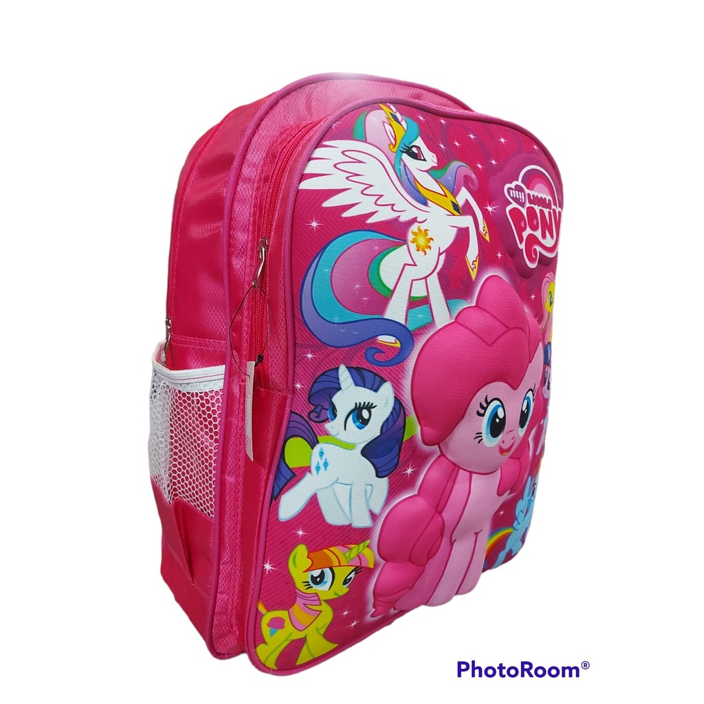 Ransel Emboss TK-SD Tas Anak Sekolah Timbul Free Alat Tulis Set dan Tempat makan