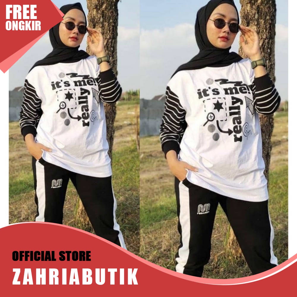 SHAKIRA SET BAJU TRAINING SET JUMBO MOTIF POLOS SETELAN WANITA LD 130 PAKAIAN OLAHRAGA WANITA