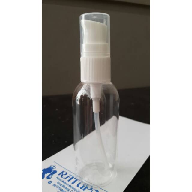 Botol 60 ml pet plastik pump