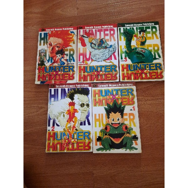 Komik Hunter X Hunter Vol. 1, 2 ,3, 4, 7 dan Fairy Tail 5, 8, 9