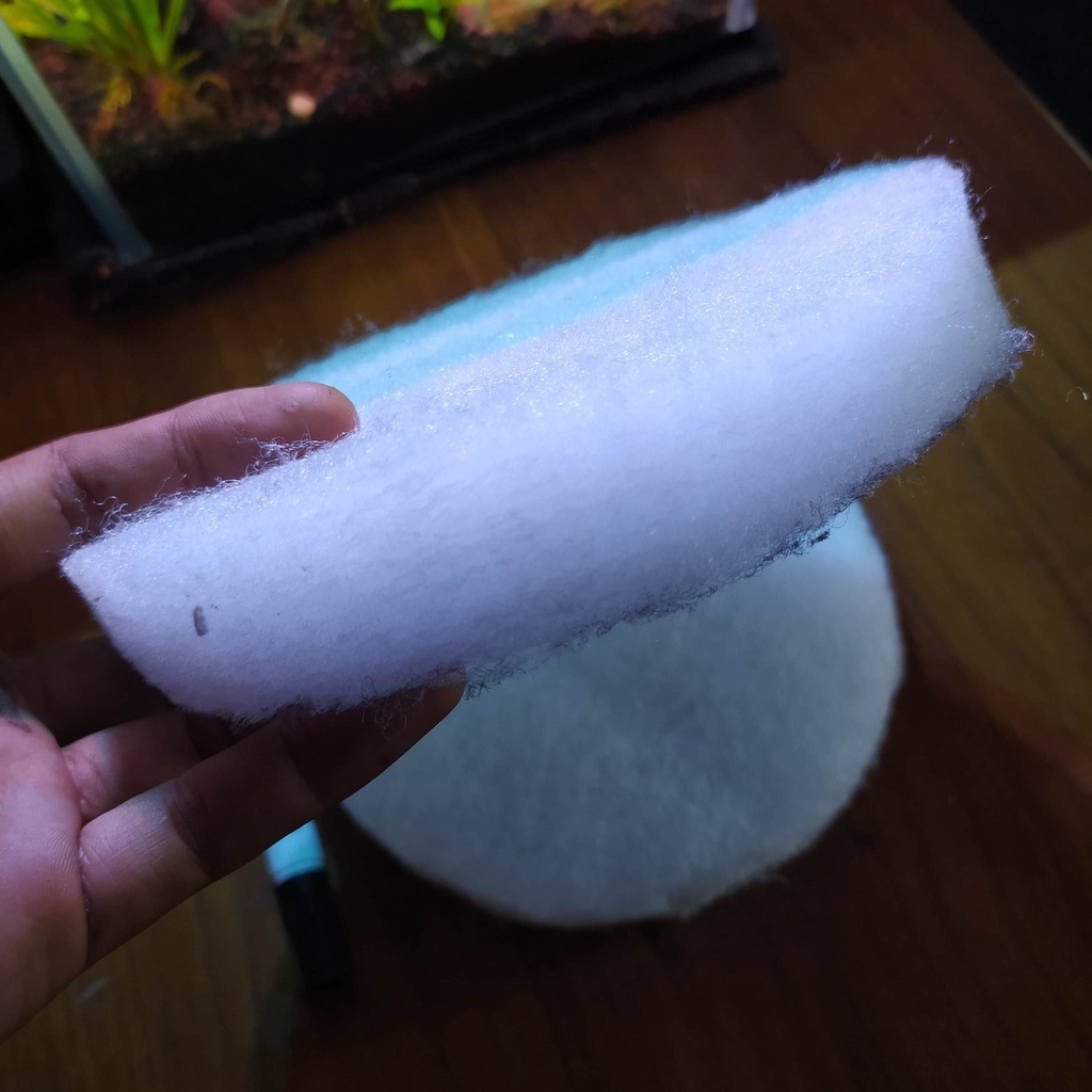 MEDIA FILTER AQUARIUM | KAPAS DAKRON | KAPAS PUTIH TEBAL | CANISTER 6 INC