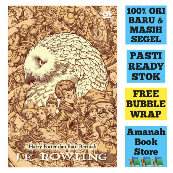 

MUST HAVE!! HARRY POTTER DAN BATU BERTUAH (HARRY POTTER AND SOCERERS STONE) TERBARU