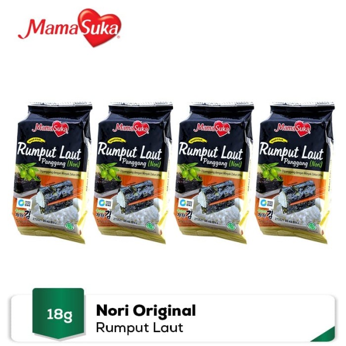 

Instant-Camilan- Mamasuka Rumput Laut Panggang Isi 4 @4,5 Gr -Camilan-Instant.