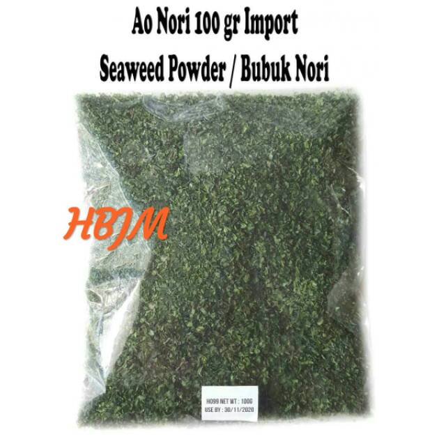 

Ao Nori 100 gr / seaweed powder / bubuk rumput laut / Seasoning