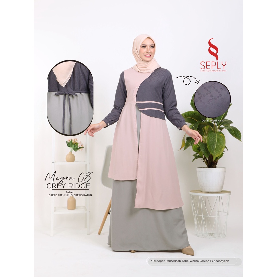 GAMIS TERBARU 2021 SEPLY MEYRA 08 GREY RIDGE