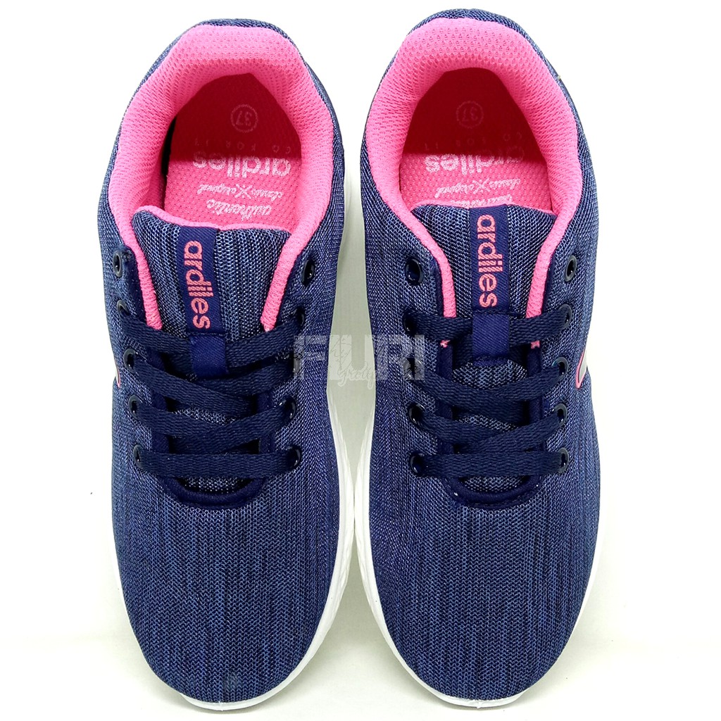 FIURI - ARDILES ORIGINAL - DRESROSA 37-40 NAVY PINK - SEPATU KETS WANITA - SEPATU SNEAKERS WANITA - SEPATU OLAHRAGA SPORT WANITA - SEPATU CASUAL - SEPATU JOGGING LARI FITNESS GYM SENAM WANITA - SEPATU ANAK PEREMPUAN CEWEK-SEPATU SEKOLAH BERTALI SD SMP SMA