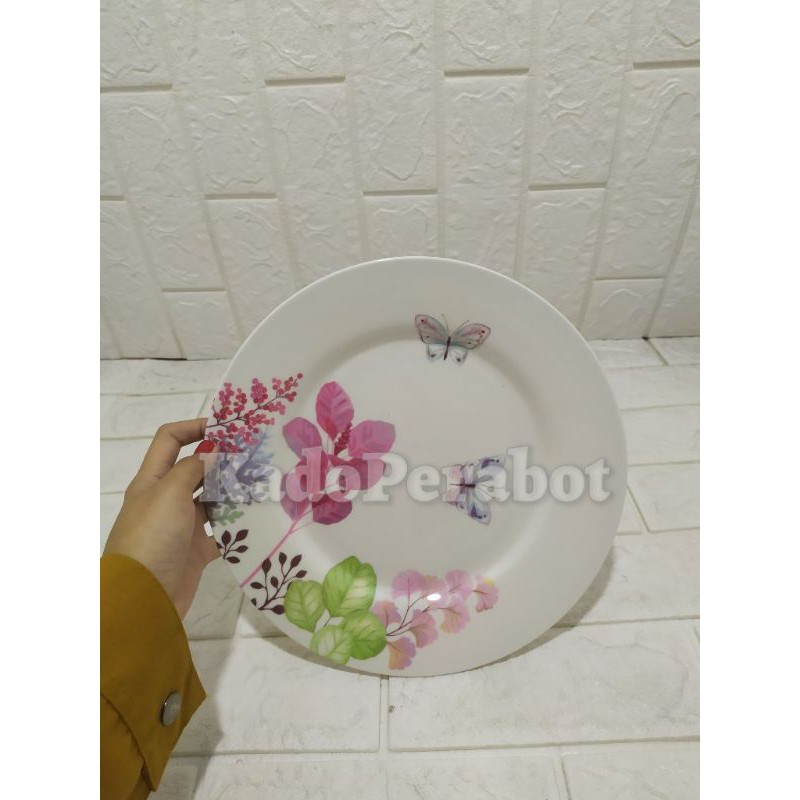 piring ceper 10 seraphina - piring kembang cantik - piring motif bunga