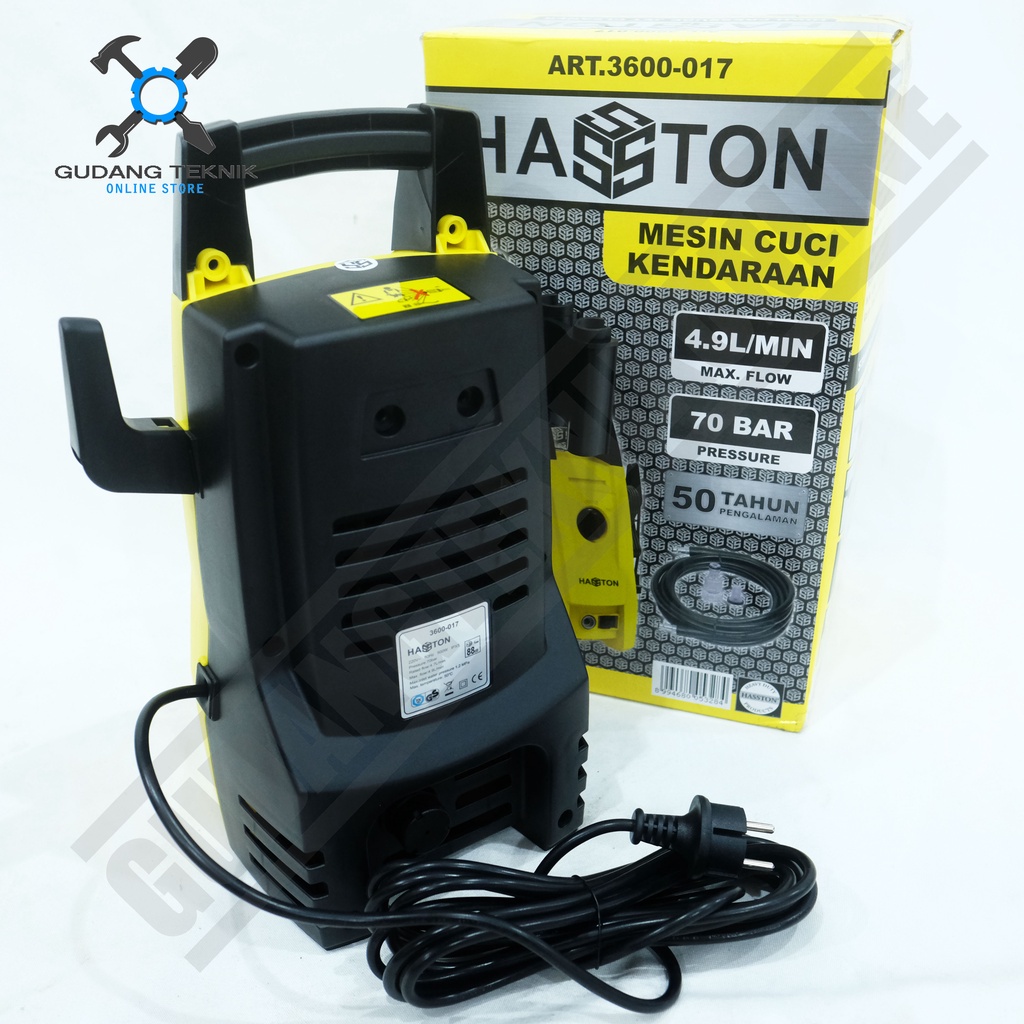 Mesin Cuci Motor Mobil HASSTON PROHEX 3600-017 / Jet Cleaner High Pressure Washer 3600 017