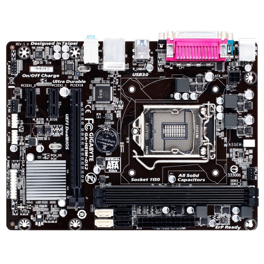 Gigabyte GA-H81M-DS2 (Socket 1150)