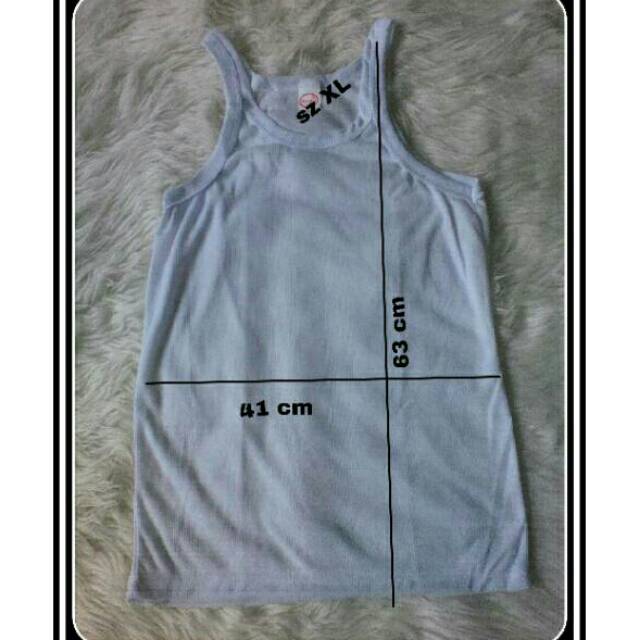 12 pcs kaos dalam bravo XL  /pakaian dalam / singlet dewasa