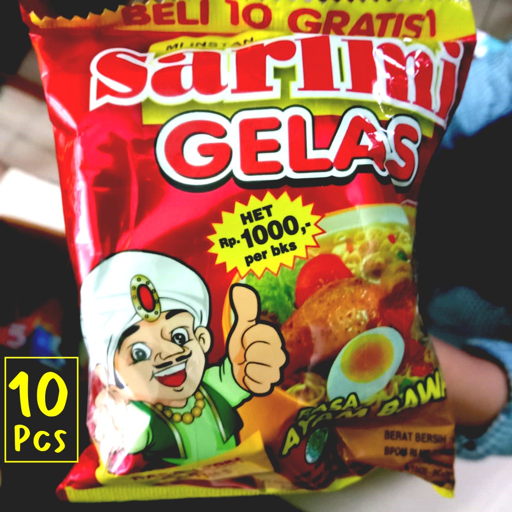 10X mie gelas sarimi gelas renceng isi 10 SARIMIE rasa ayam bawang