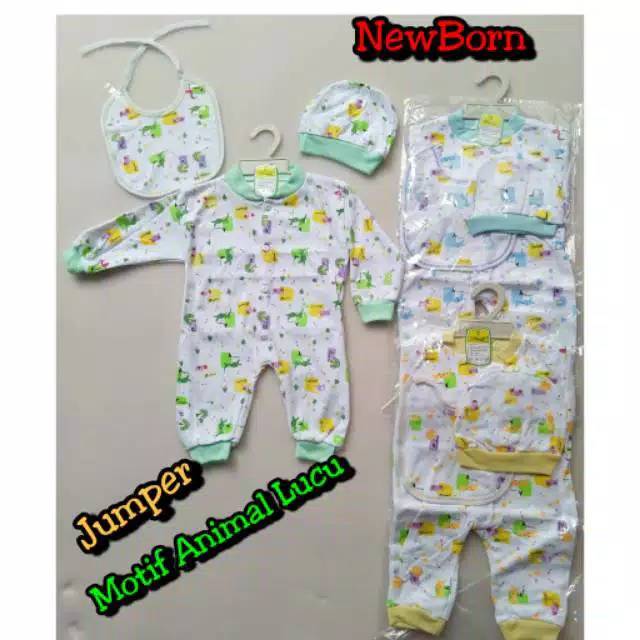 Jumper set topi kupluk sleber bayi