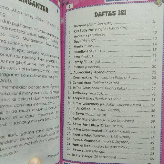 Kamus Global Bergambar 3 Bahasa Inggris - Indonesia - Arab