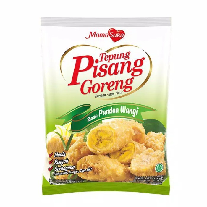 

TEPUNG BUMBU PISANG GORENG PANDAN WANGI MAMASUKA 225 GRAM